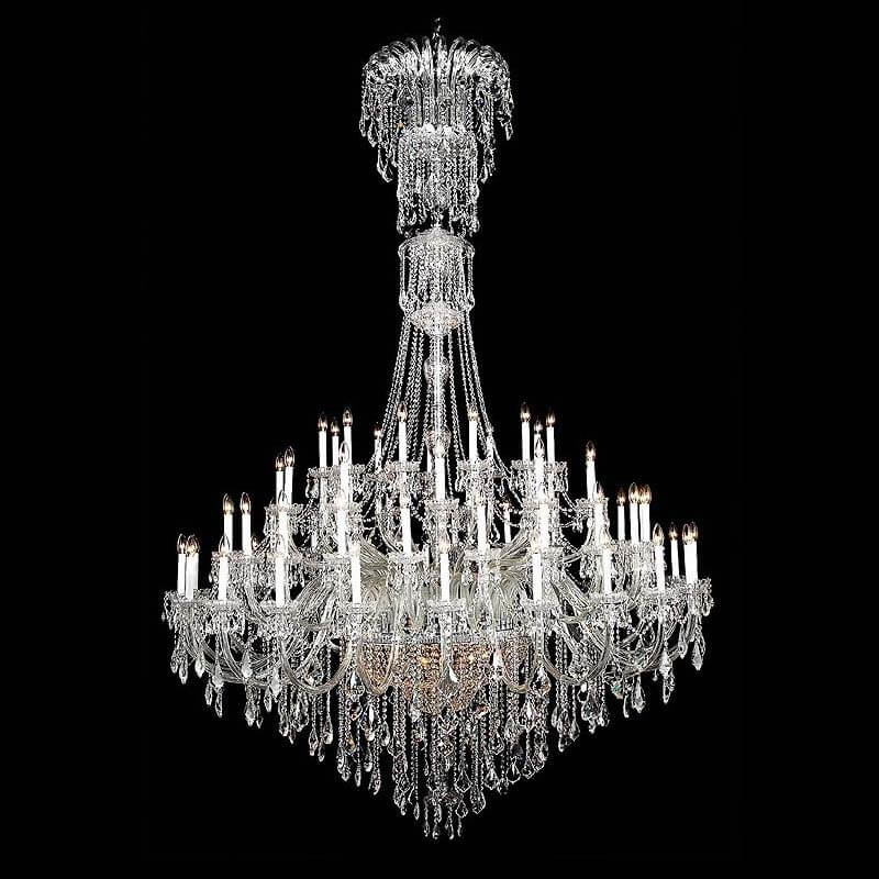 100 lights bohemia glass crystal chandelier