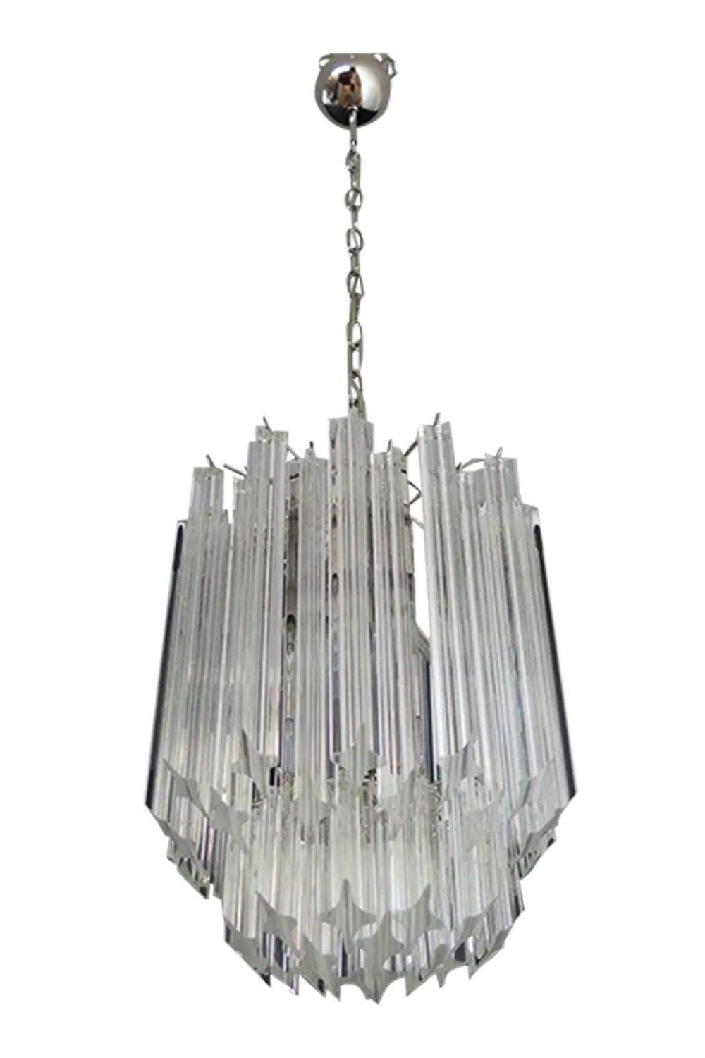 Art Quadriedri Glass Chandelier - view 14 | morylighting