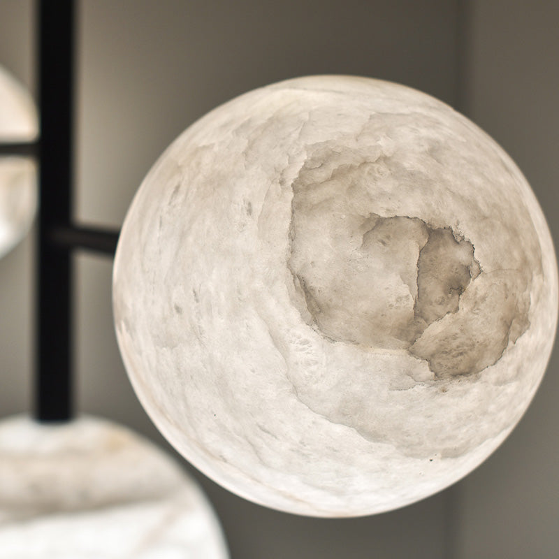 Modern Artistic Alabaster Chandelier Light