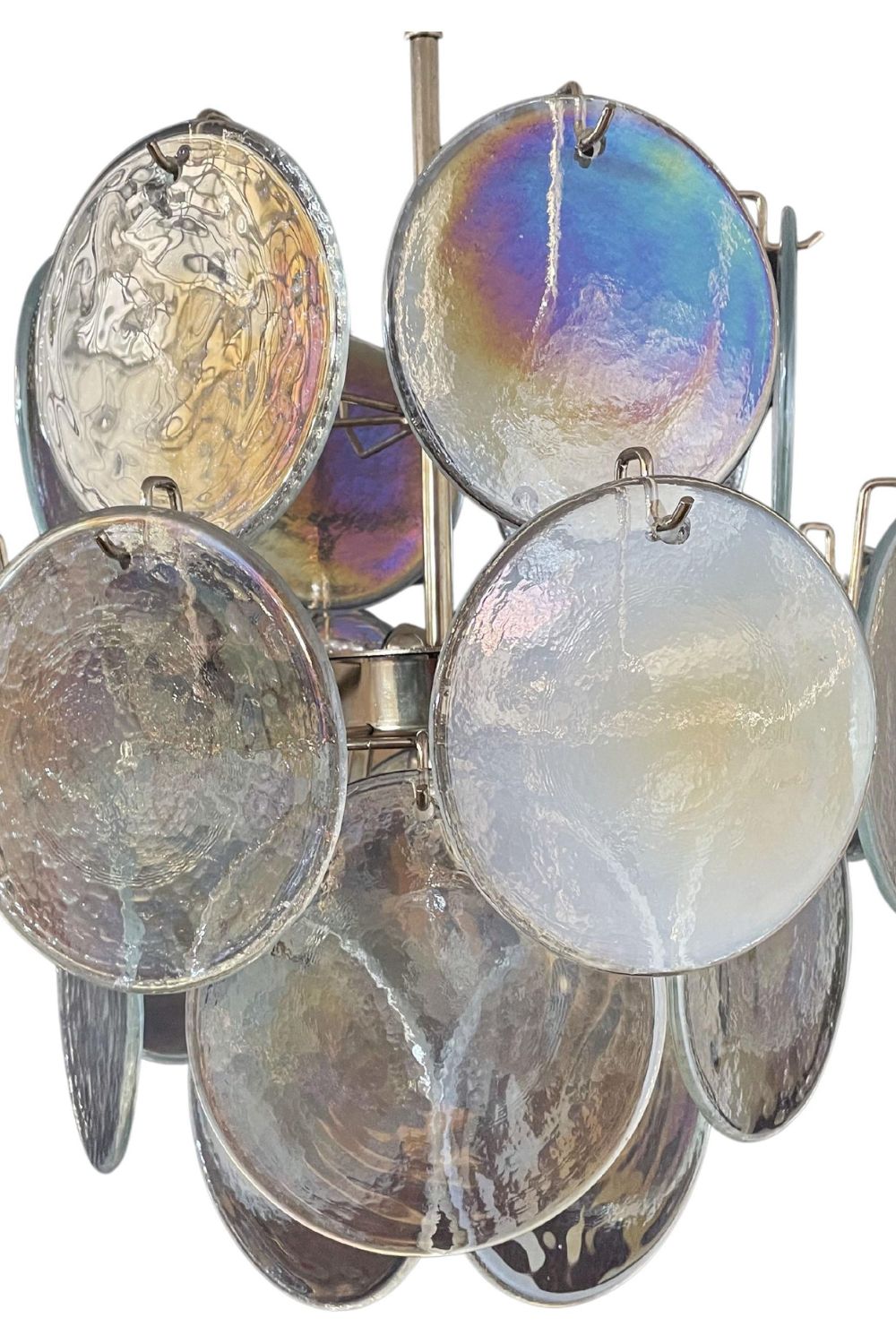Iridescent Mid-Century Modern Art Chandelier - view 19 | morylighting