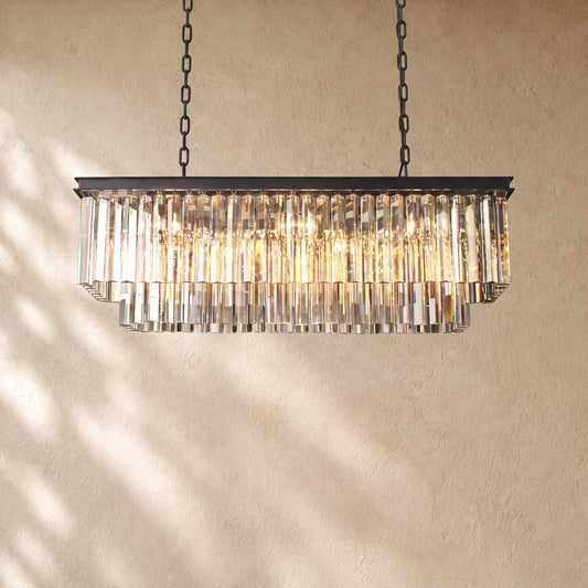 1920s Rectangular Chandelier 40" 49" 59"