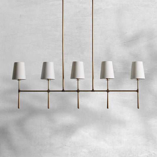Rhodes Linear Chandelier 5/6 Light