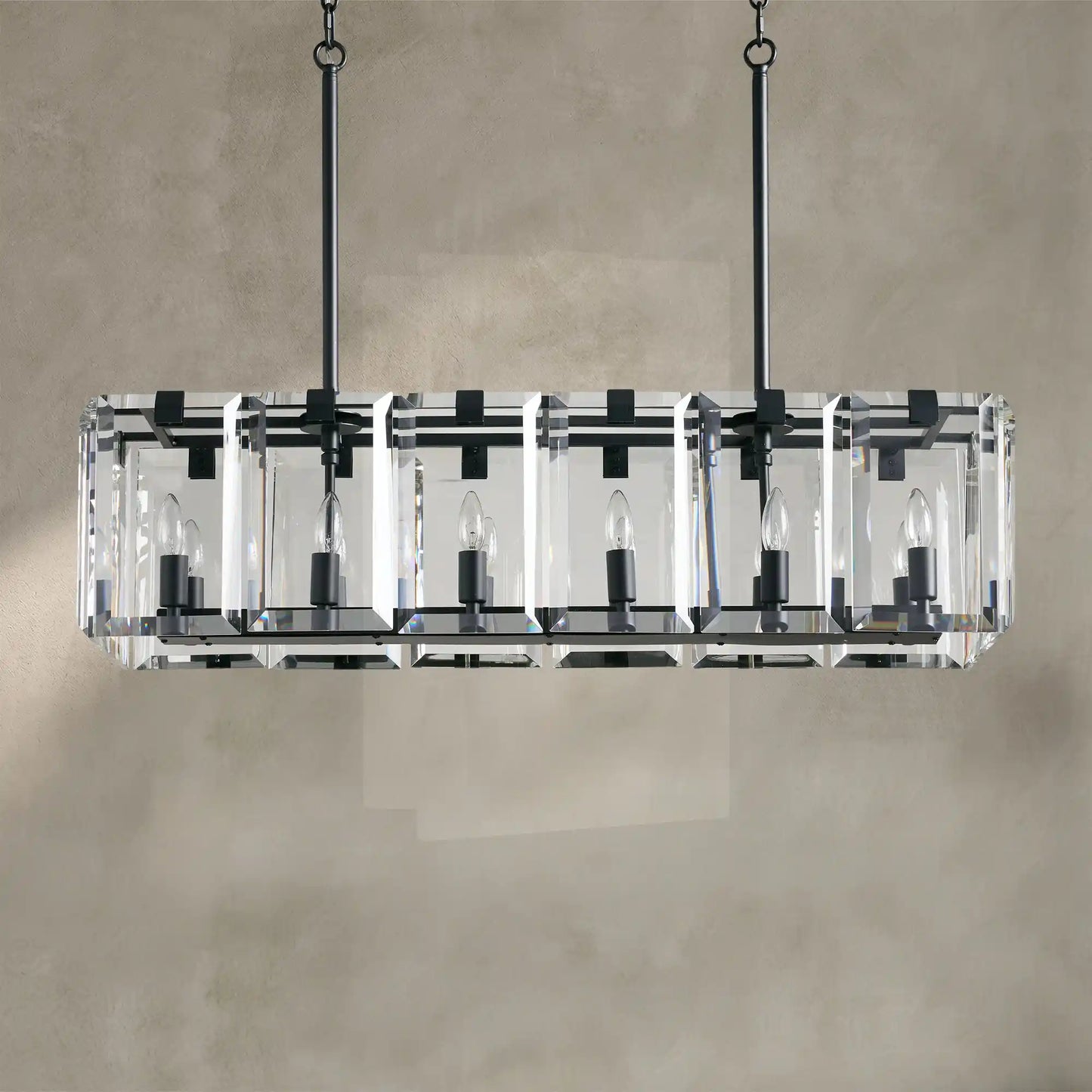 Modern Amaya Rectangular Chandelier