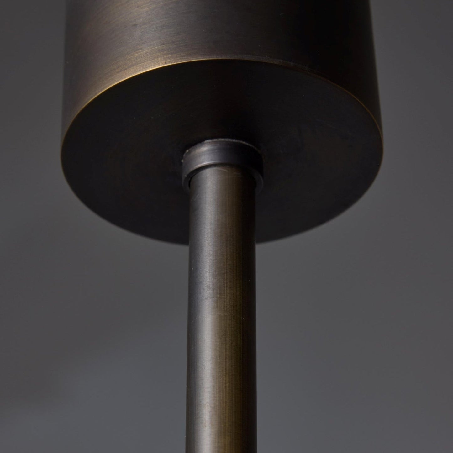 Brass and Alabaster Globes Asymmetrical Line Chandelier