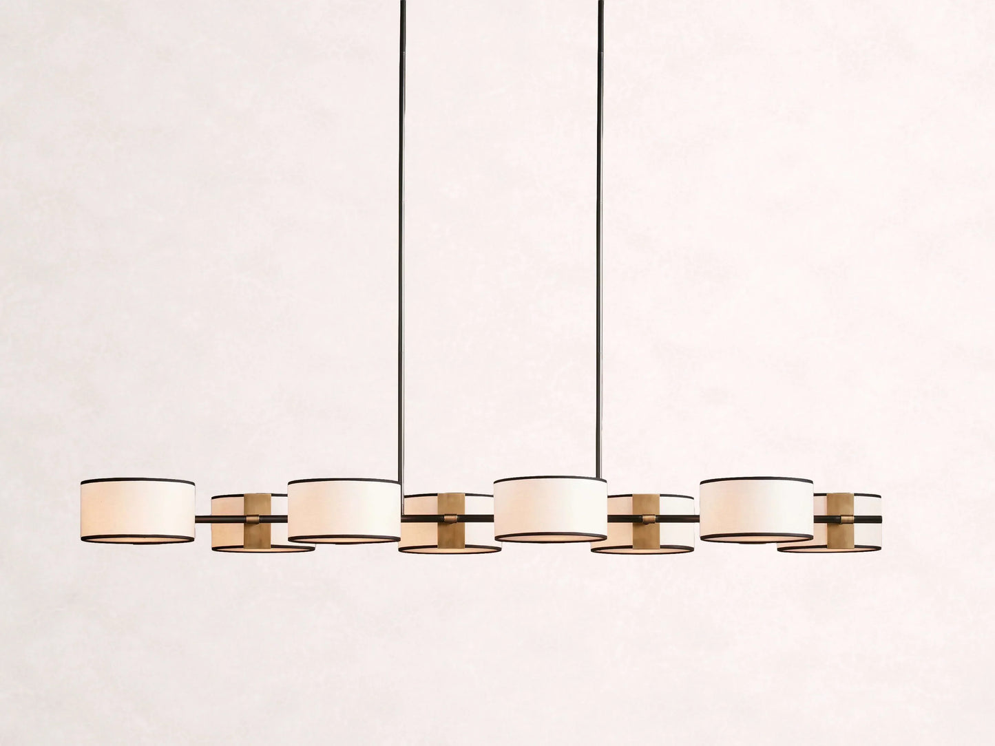 Daphne Fabric Linear Chandelier