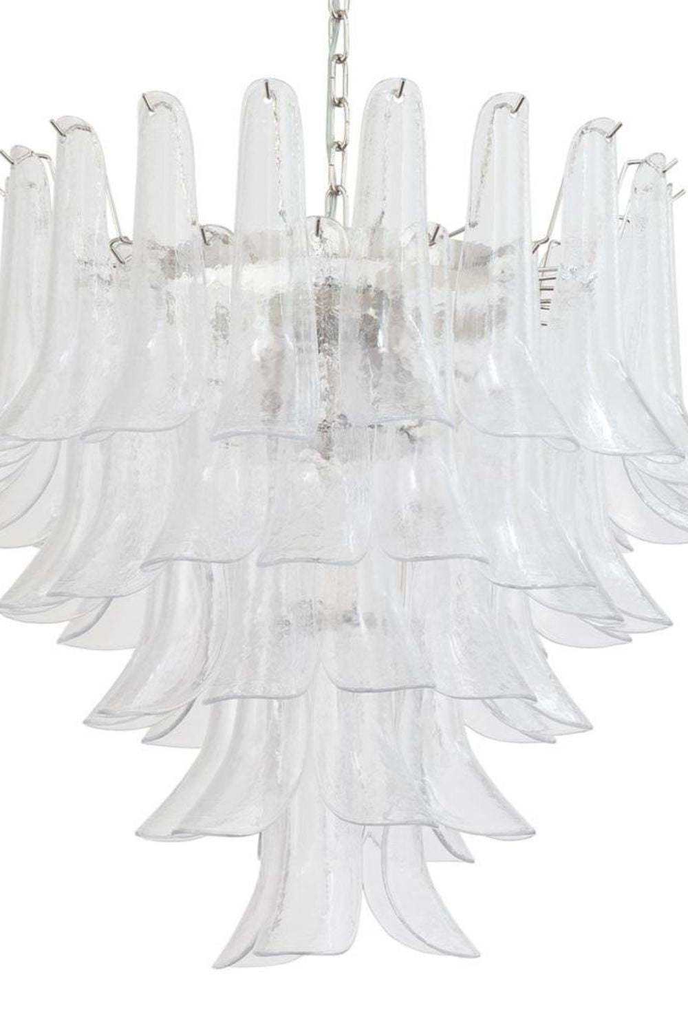 Art glass petal chandelier - view 11 | morylighting