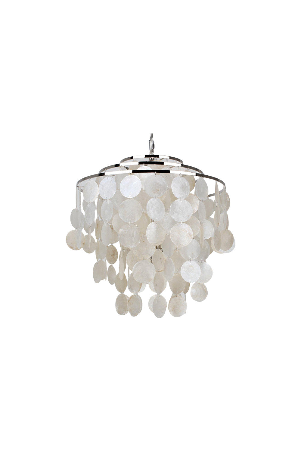 Modern Tiered Capiz Shell Chandelier | morylighting