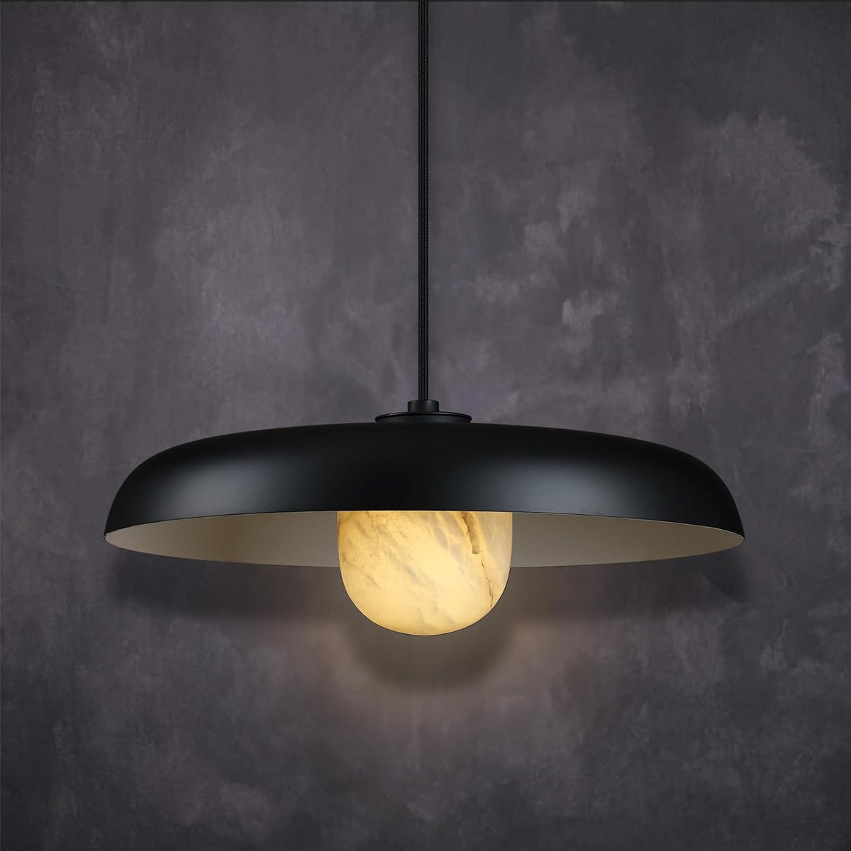 $800+ Purchase Gift | Alabaster Industrial Pendant