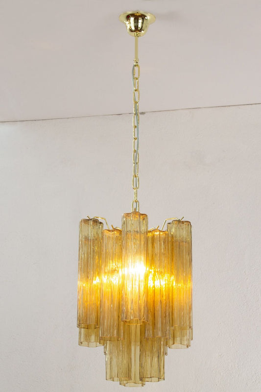 Italian Smoked Art Glass Pendant Light - view 2 | morylighting