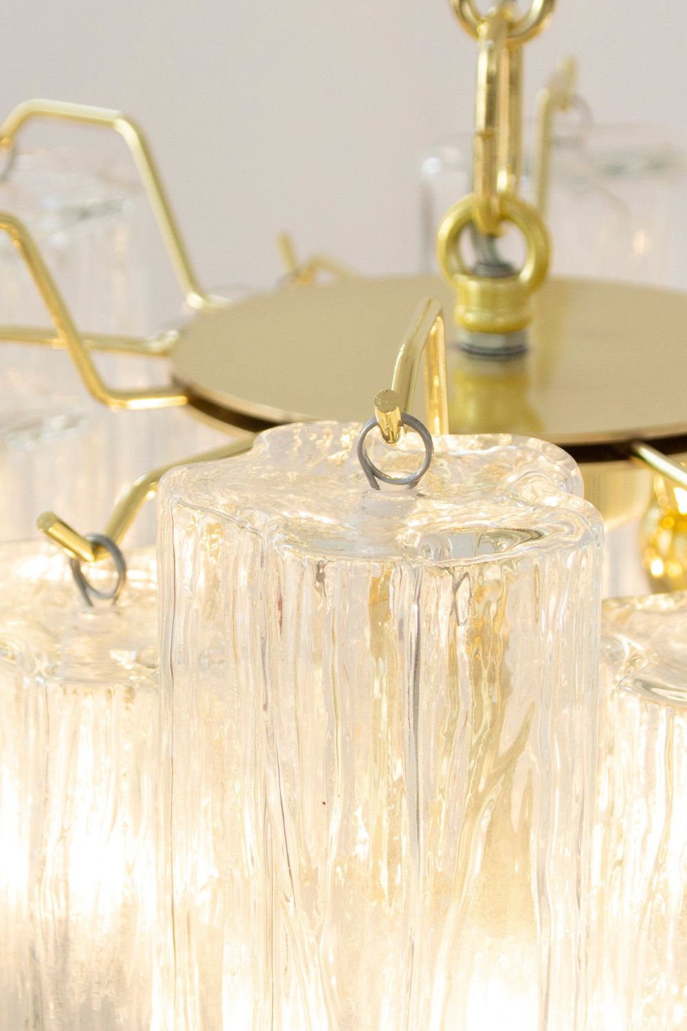 Tronchi Italy clear Art Glass Chandelier - view 10 | morylighting