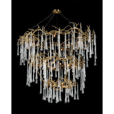Branched Crystal Twenty-Light Chandelier - morylighting