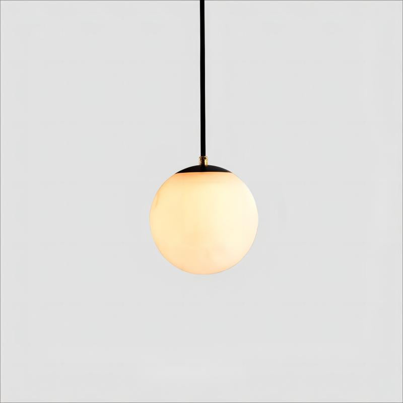 Morylighting Lumina Alabaster Modern Round Chandelier - Background Shot