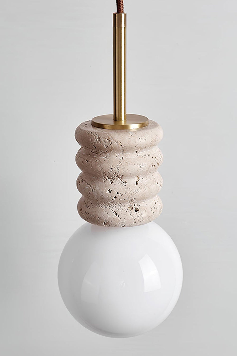 Alvia Travertine Pendant Lamp - view 15 | morylighting