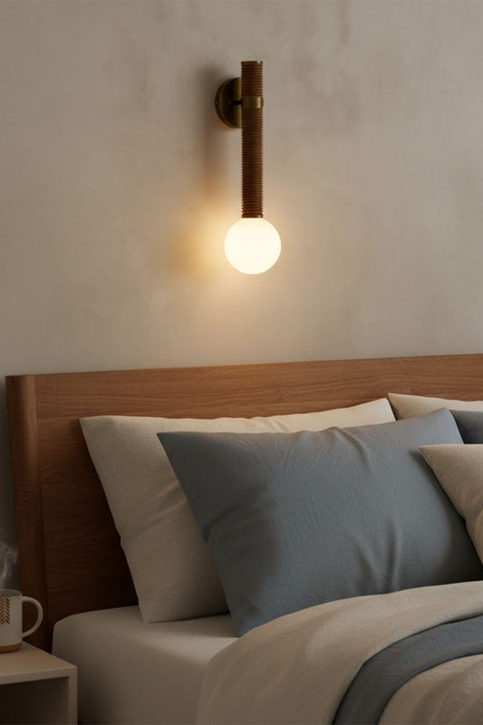 American Leather Wall Lamp - view 2 | morylighting