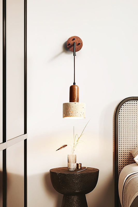 Arched Travertine Wall Light - view 2 | morylighting