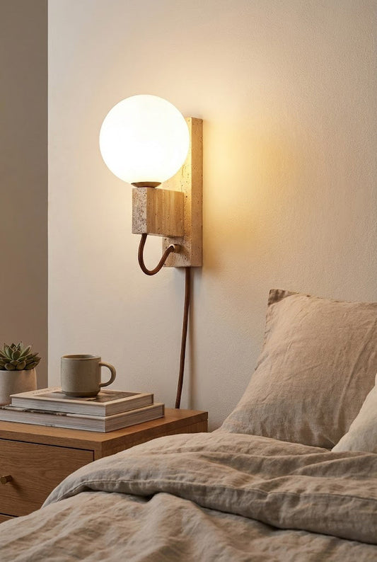 Atlas Globe Wall Sconce - view 2 | morylighting