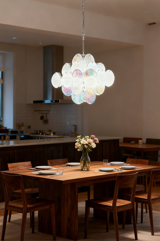 Aurelia Lridescent Art Chandelier - view 2 | morylighting