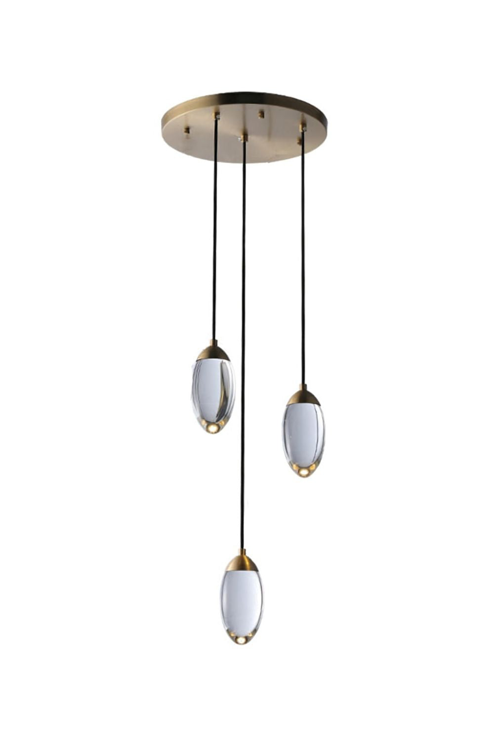Brass Crystal Pendant Lamp - morylighting
