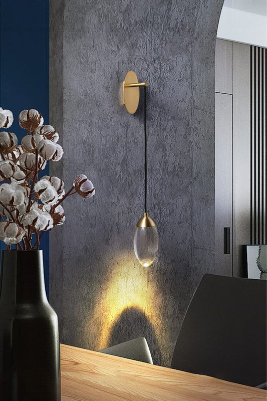 Brass crystal Wall lamp - morylighting