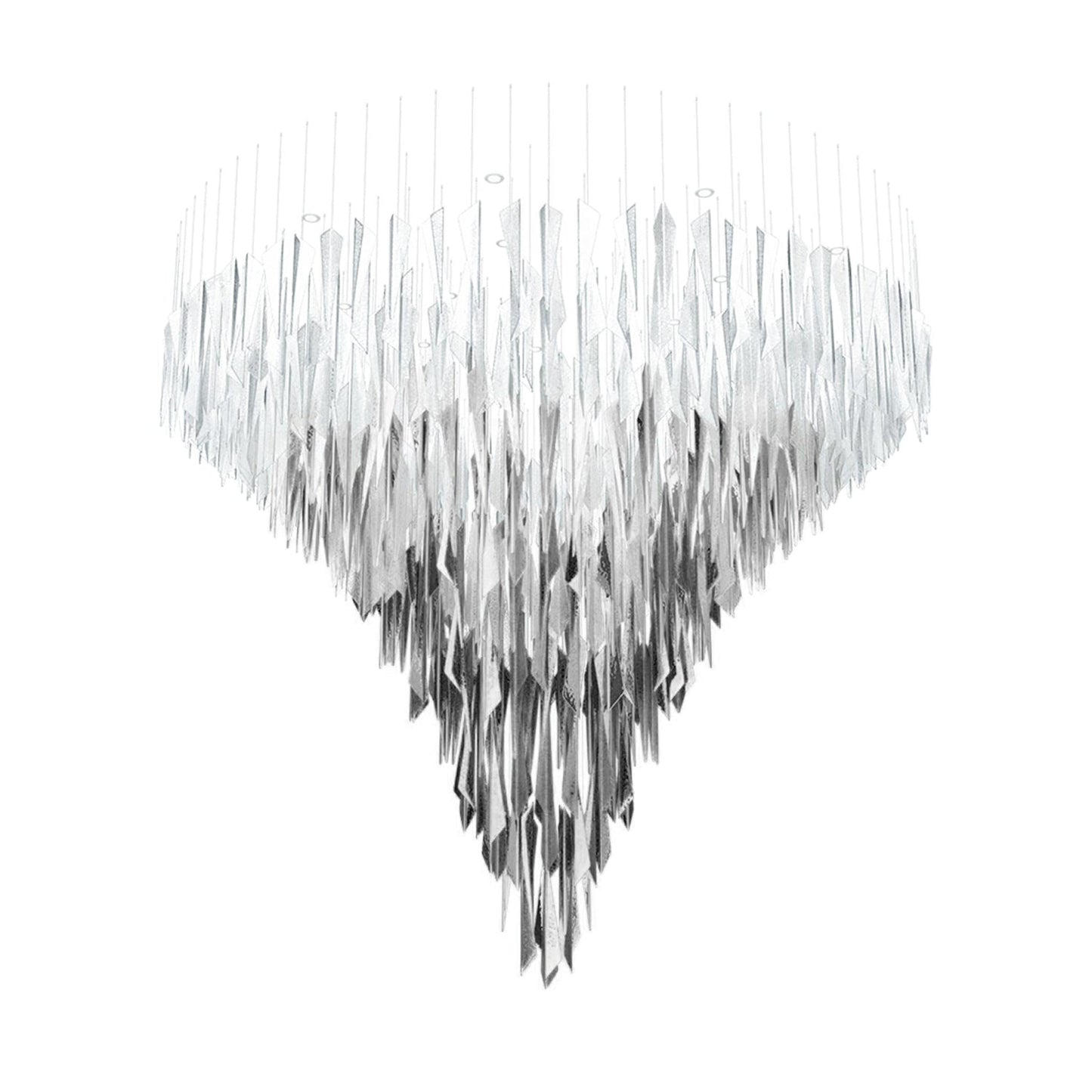 Galaxy Breeze Meteor Shower Crystal Spiral Chandelier