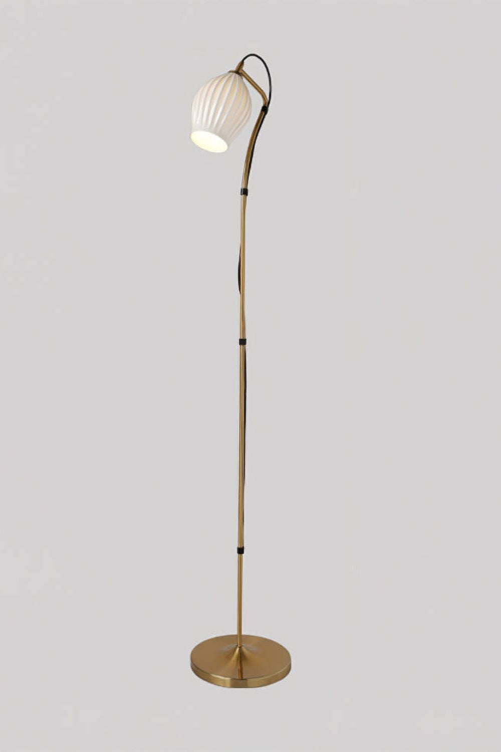 Ceramic Ribbed Floor Lamp - morylighting