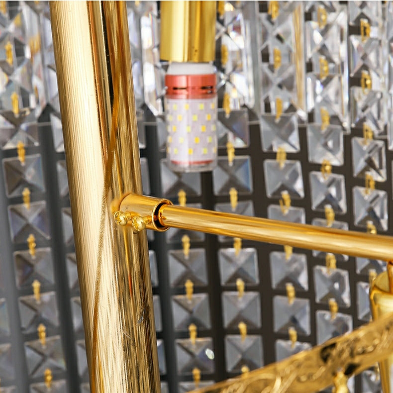 Morylighting Grand Lumina Round Crystal Chandelier - Background Shot