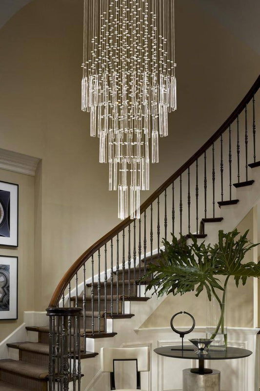 Floating Castle Raindrop Crystal Chandelier - morylighting