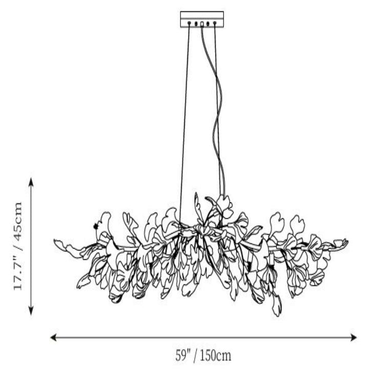 Gingko Luxury Chandelier Style C - Morylighting