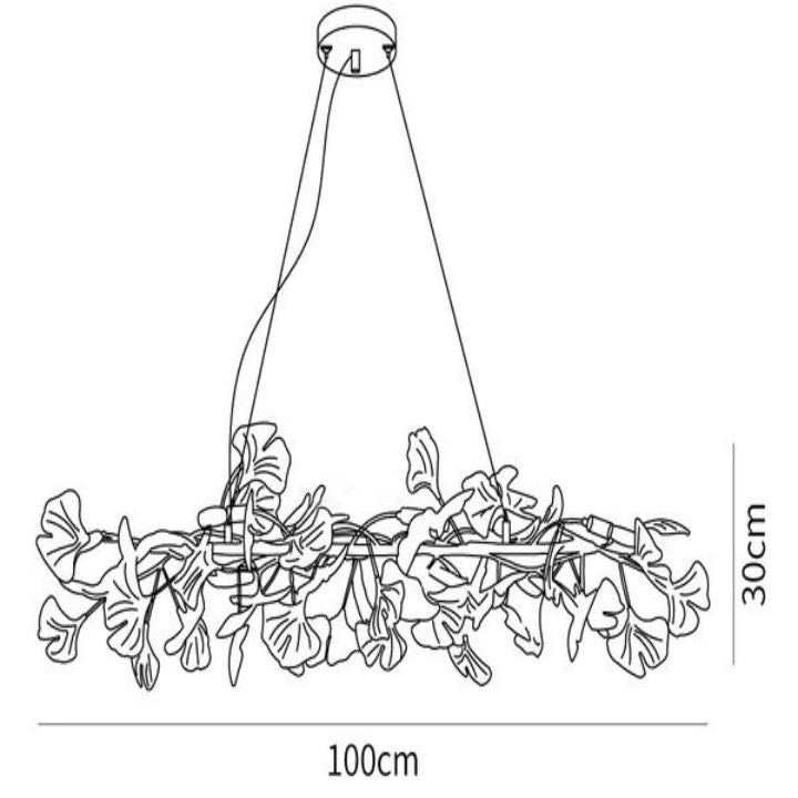 Gingko Luxury Chandelier Style E - Morylighting