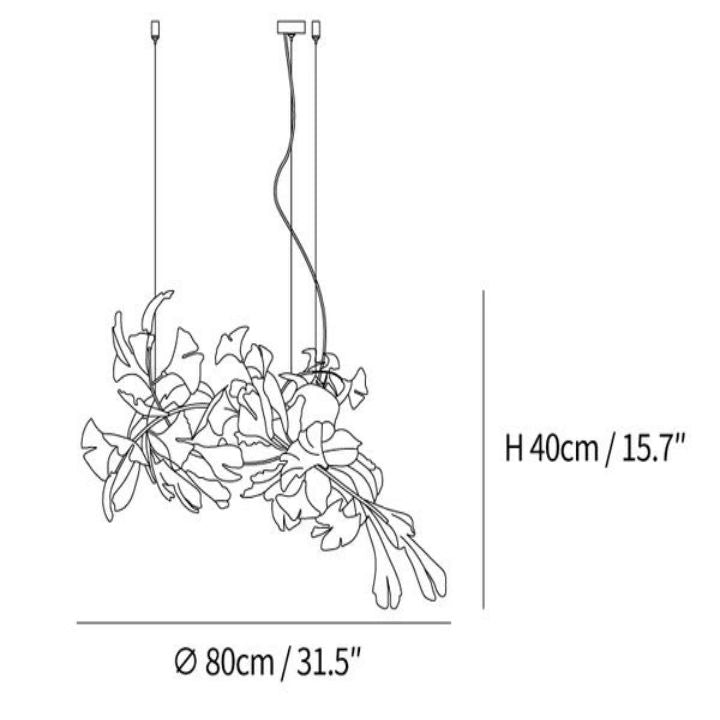 Gingko Luxury Chandelier Style I - Morylighting