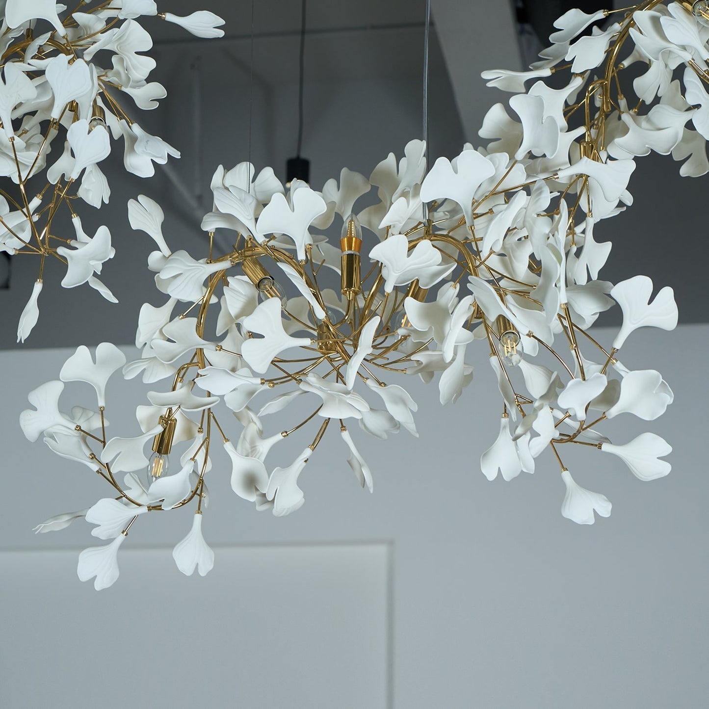 Gingko Ceramic Branch Chandelier C