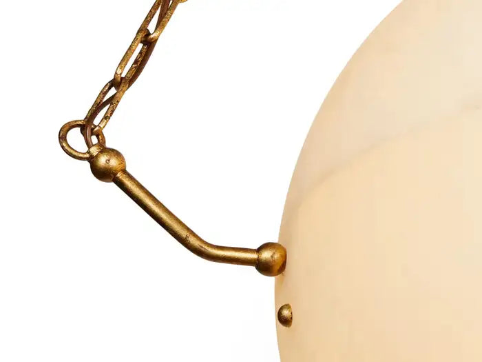 Large 'Atlas' Alabaster Suspension Lamp