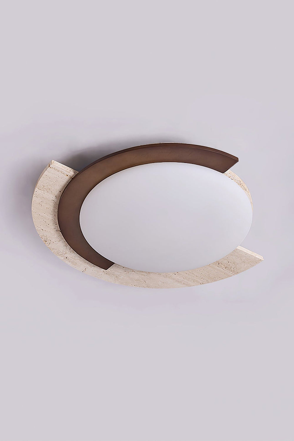 Halo Travertine Ceiling Light - view 15 | morylighting