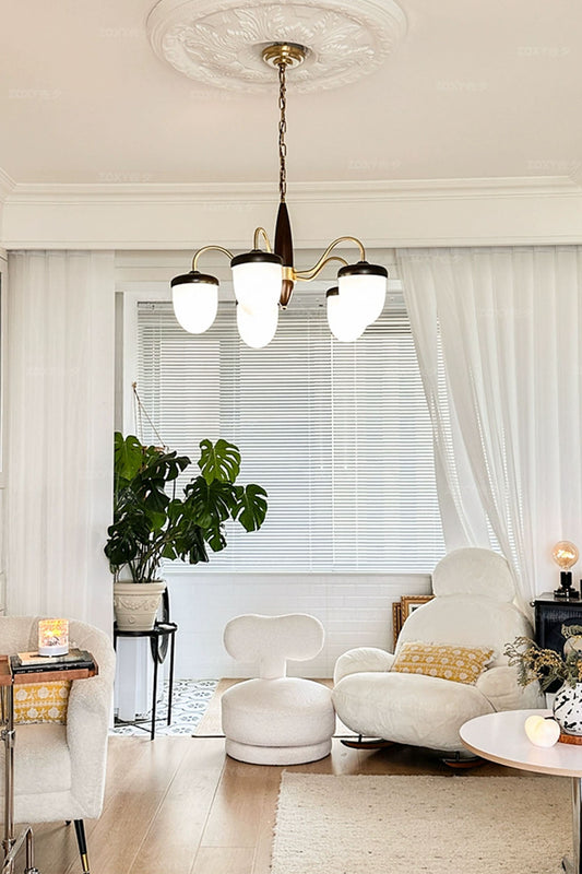 Hazelnut Branch Chandelier - view 2 | morylighting