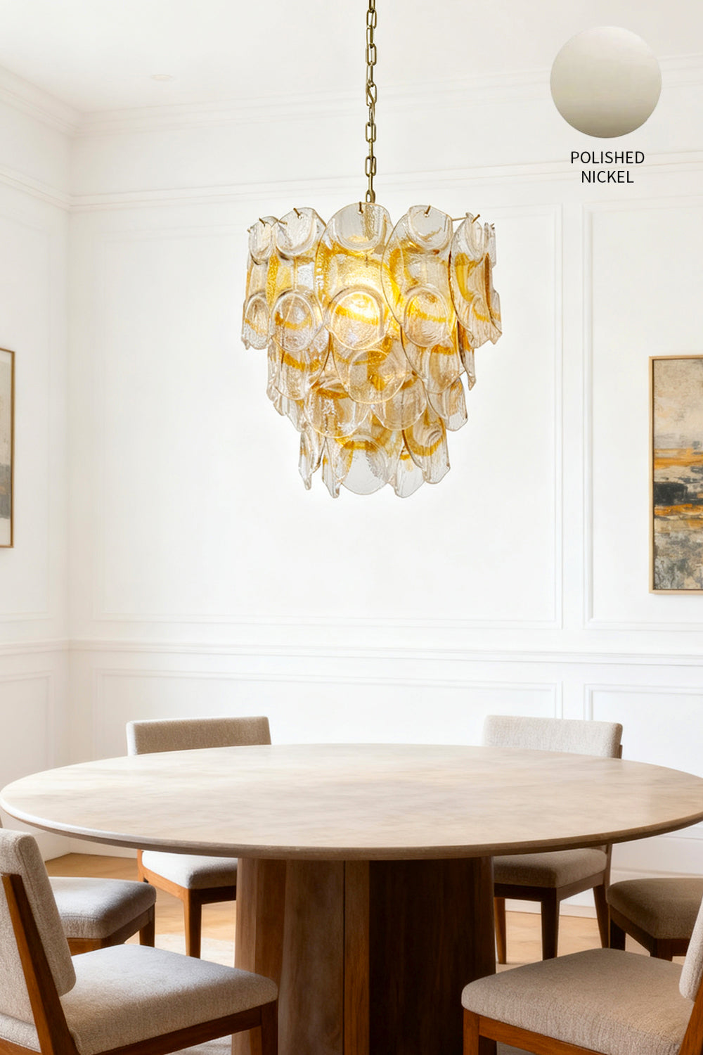 Italian Art Chandelier - view 15 | morylighting
