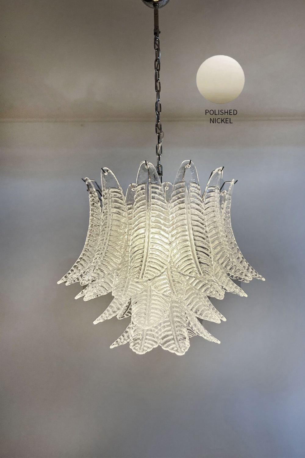 Italian Art Leaf Chandelier - view 27 | morylighting