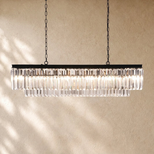 Leylend Tiered Rectangular Chandelier