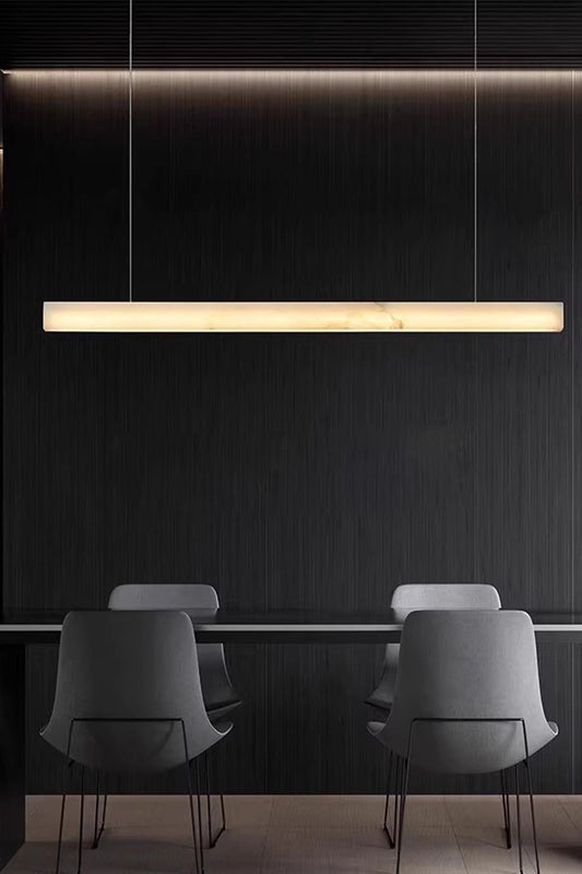 New Chinese Style Simple Natural Marble Chandelier - view 2 | morylighting