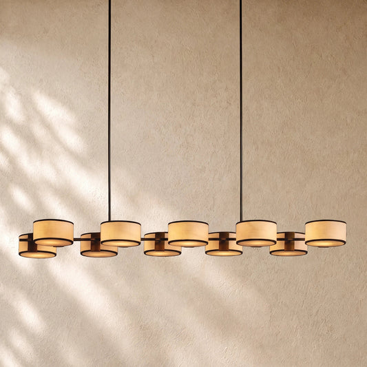 Daphna Fabric Linear Chandelier