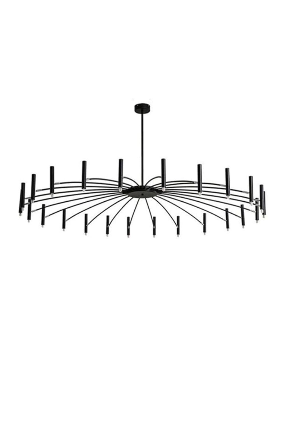 Radial Modern Chandelier - view 32 | morylighting