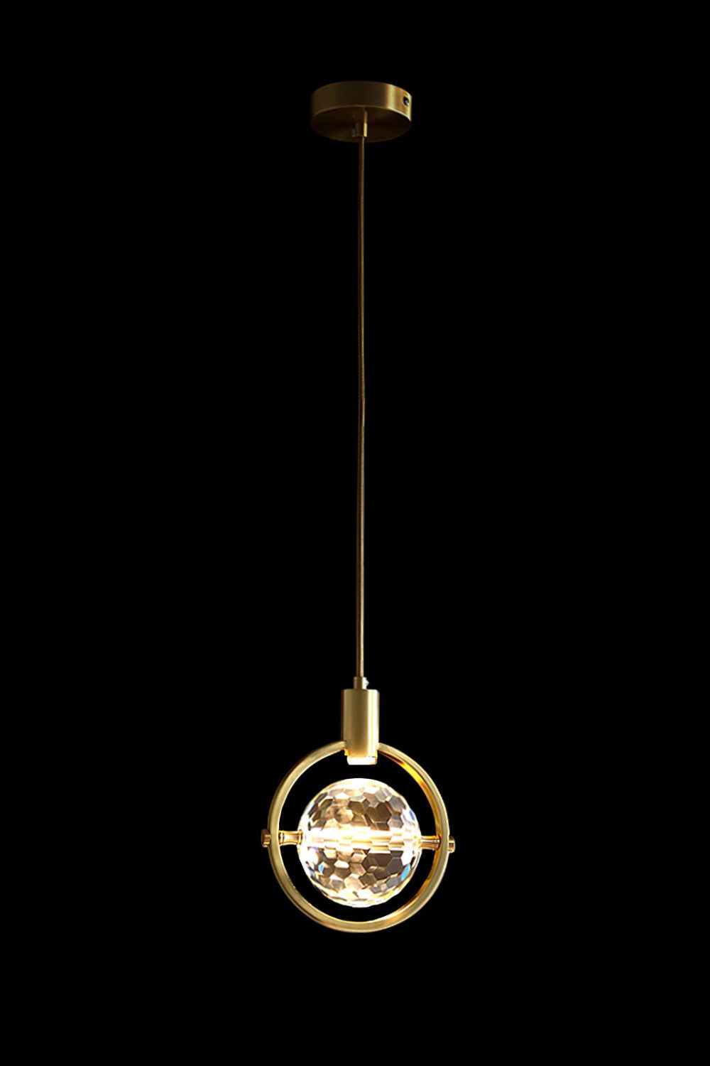 Ring Crystal Pendant Light - morylighting