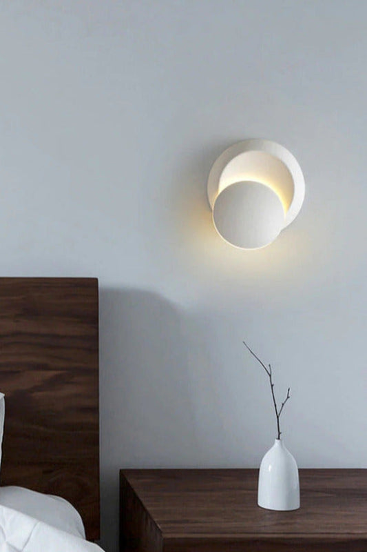 Rotating Round Wall Light - view 2 | morylighting