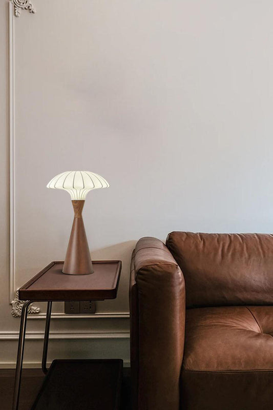 Silk Solid Wood Table Lamp - view 2 | morylighting