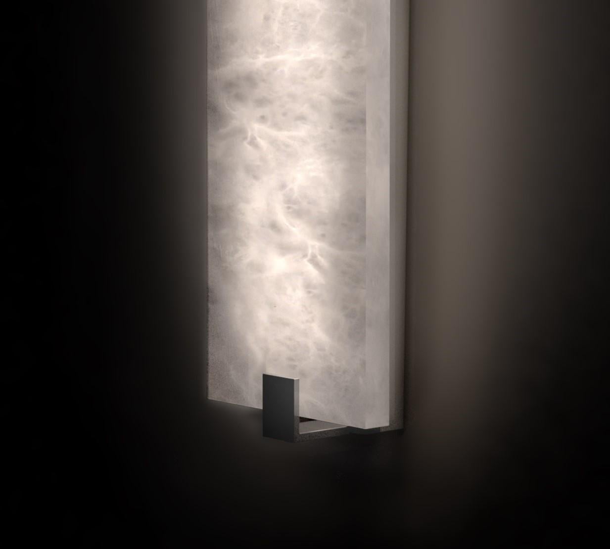 Morylighting Aura Alabaster Wall Sconce - Background Shot