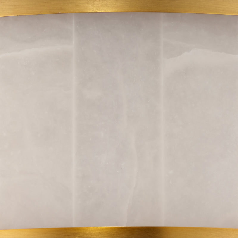 Morylighting Alabaster Aura Small Flush Mount - Background Shot