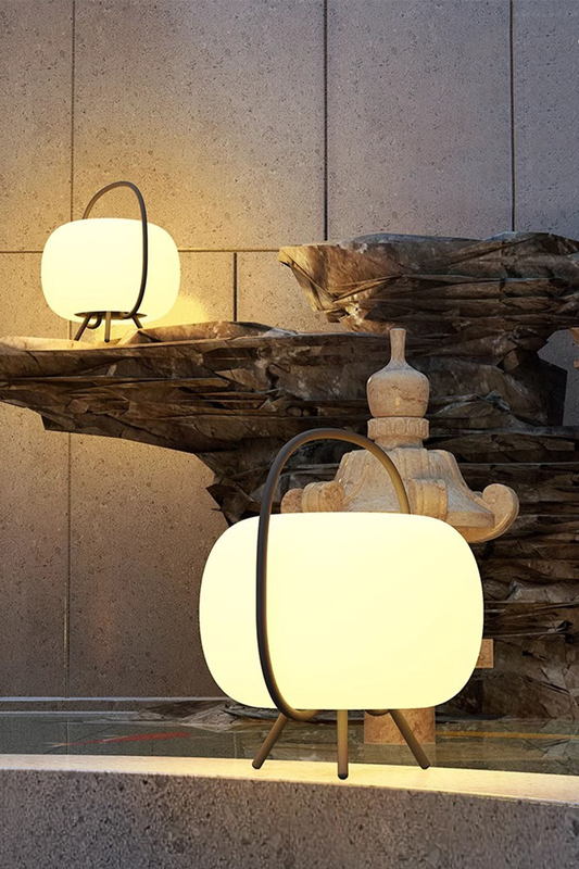 Soluna Pod Lantern Rechargeable Outdoor Lamp - view 2 | morylighting