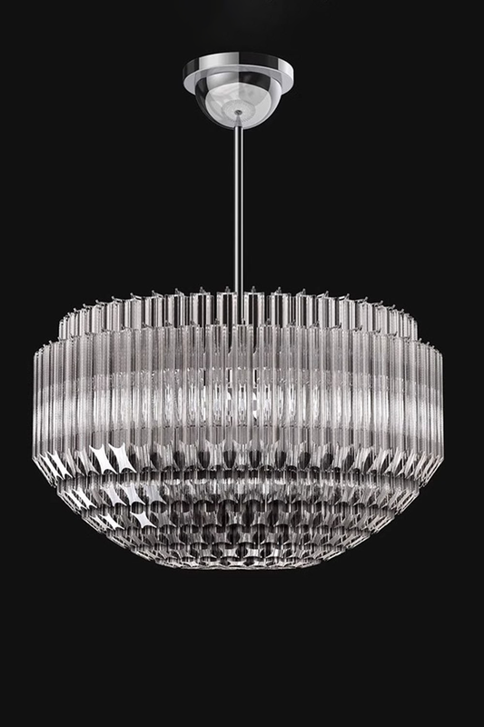 Three-sided Glass Chandelier - view 2 | morylighting
