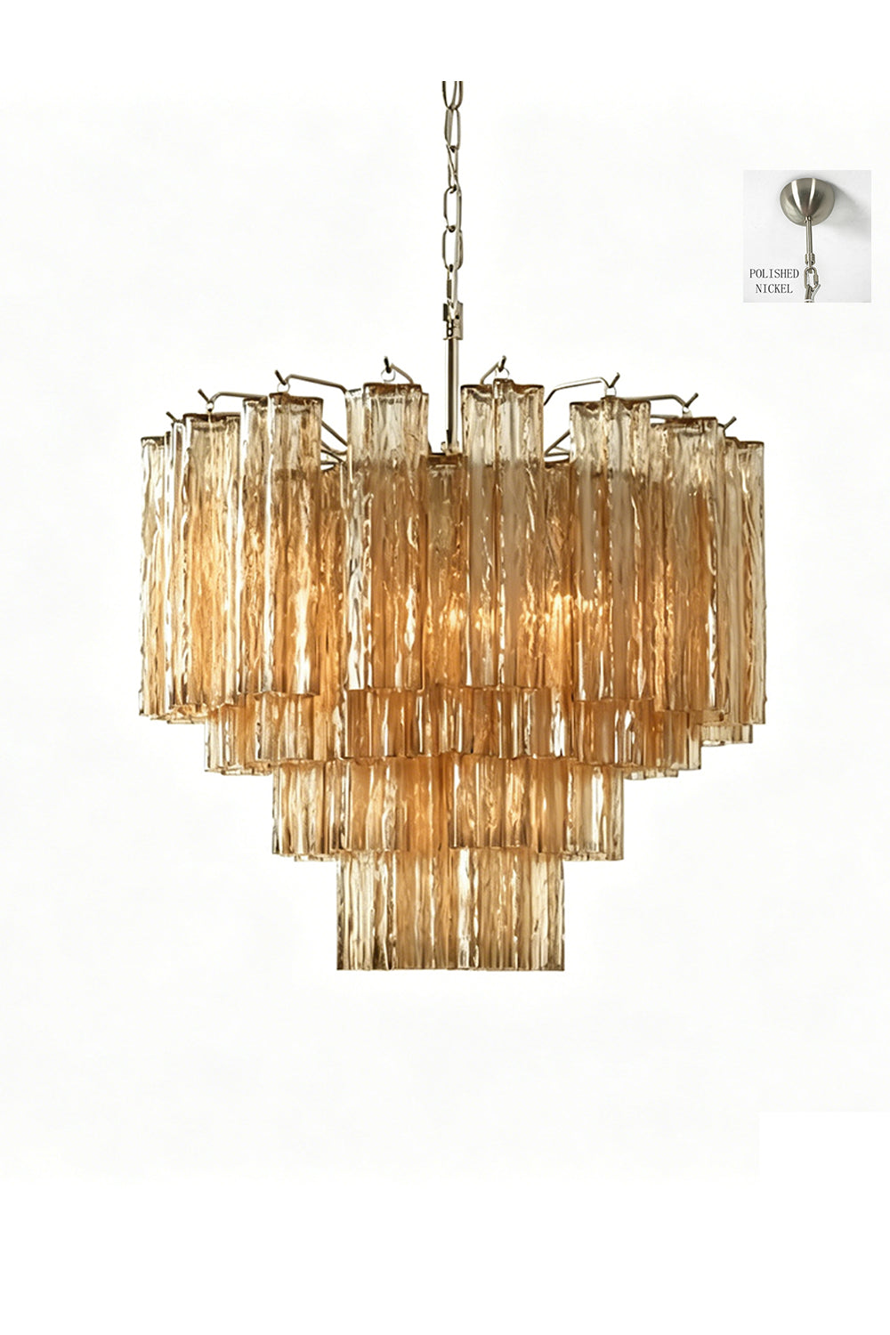 Vellune Cascade Chandelier Samu Lamp