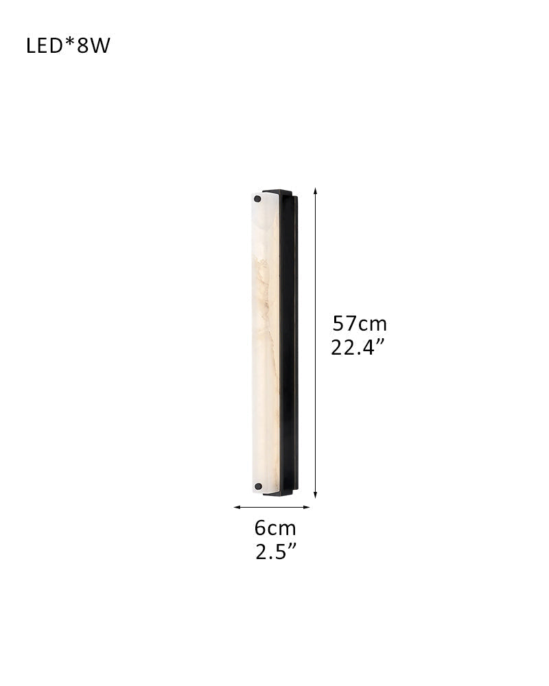 Aged Brass/Black LED Arm Edgemere Cage Collection Linear Pendants Light 16"