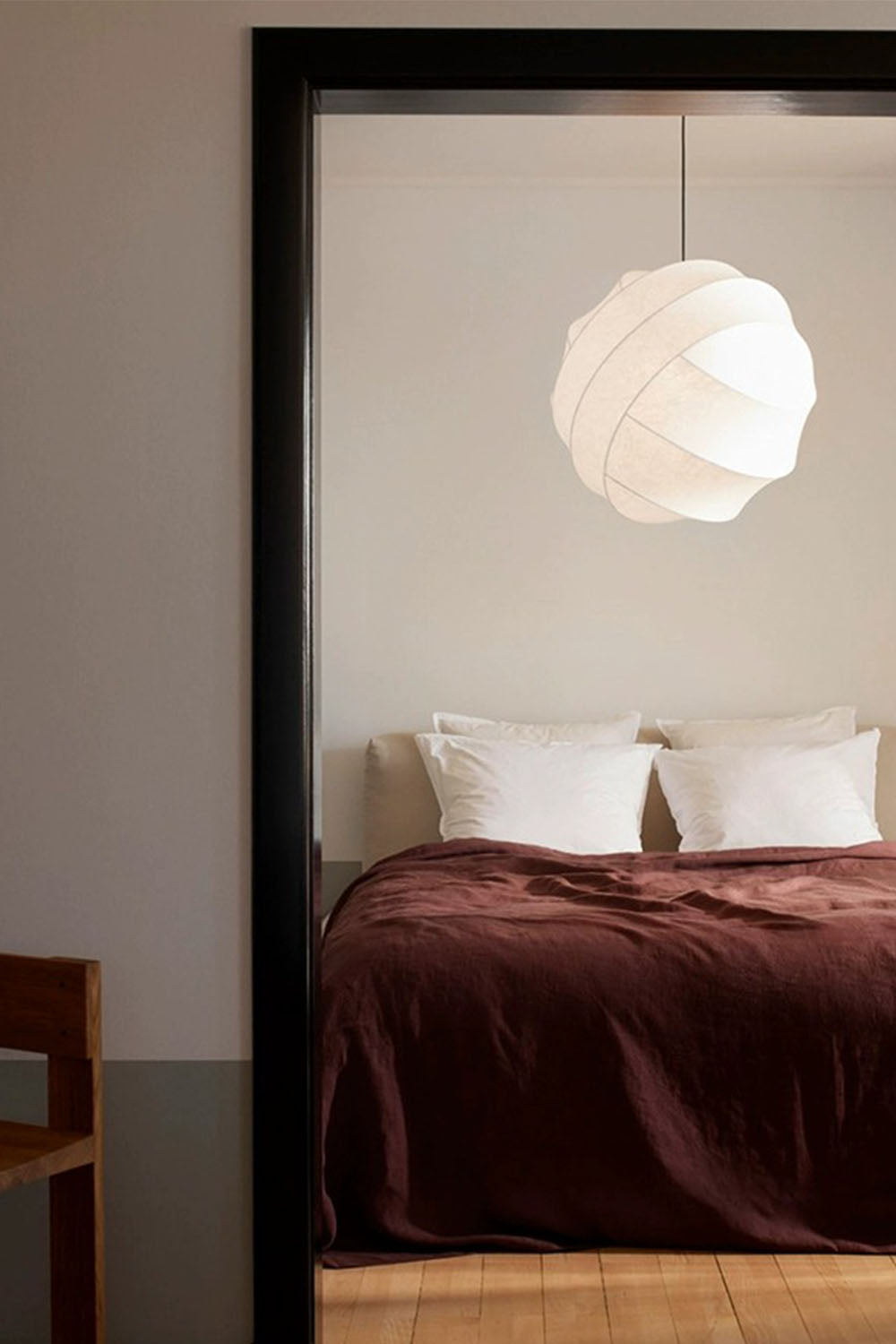 Wabi-Sabi Cocoon Shadow Pendant Light - view 12 | morylighting